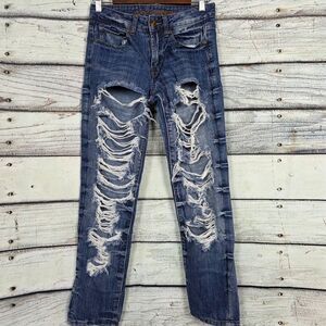 rue21 Premium Womens Distressed Skinny Jeans 28x30